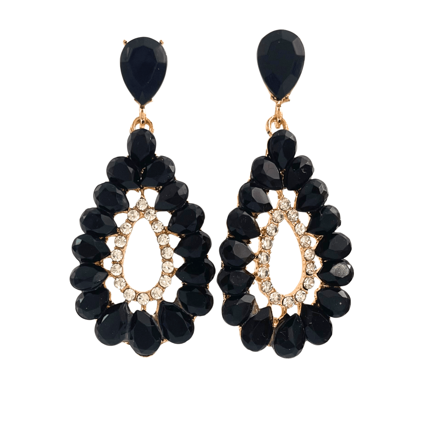 Boucles d'Oreilles Pendantes Baroque