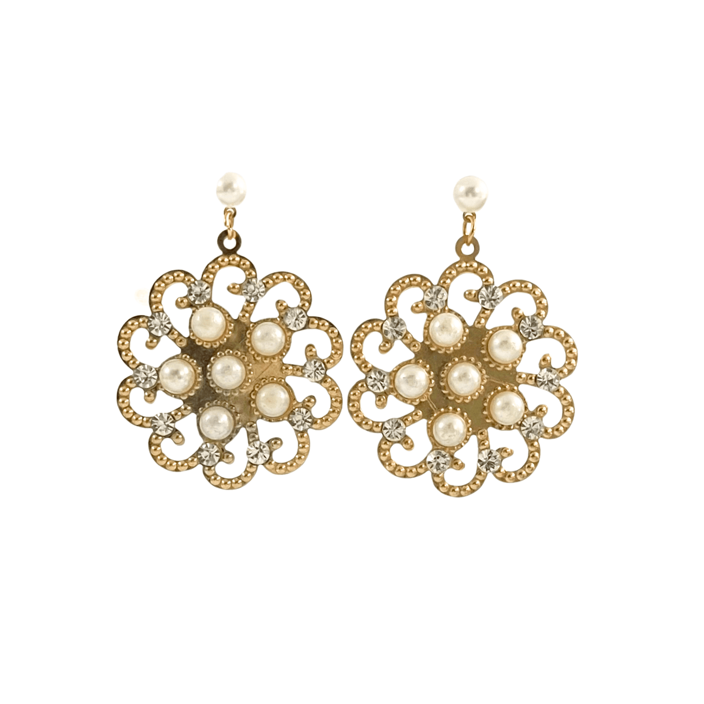 Boucles d'Oreilles Pendantes Hortencia