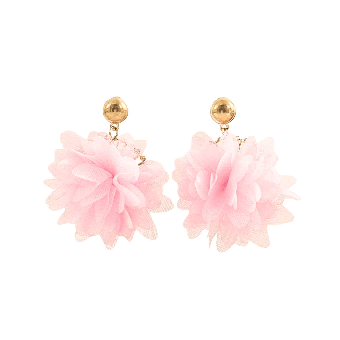 Boucles d'Oreilles Pendantes Hortensia