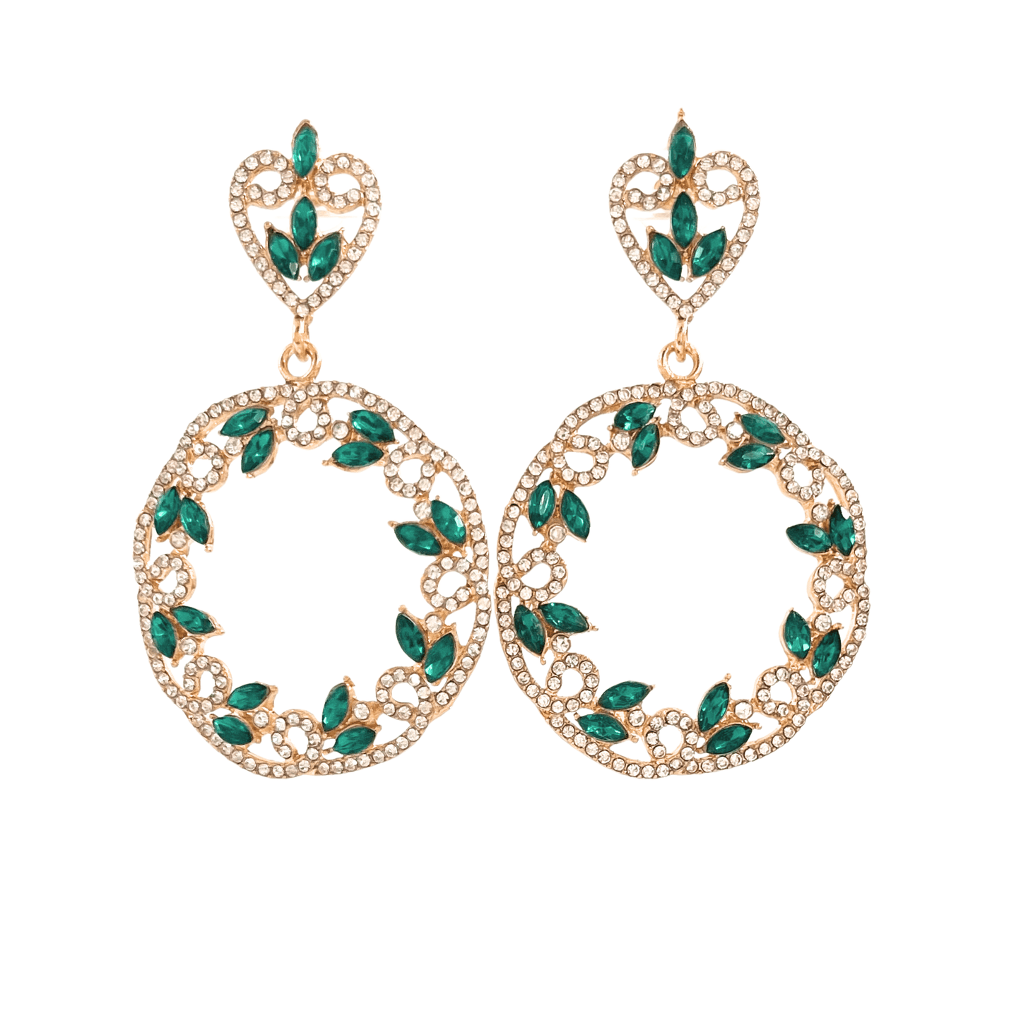 Boucles d'Oreilles Pendantes Majestueuse