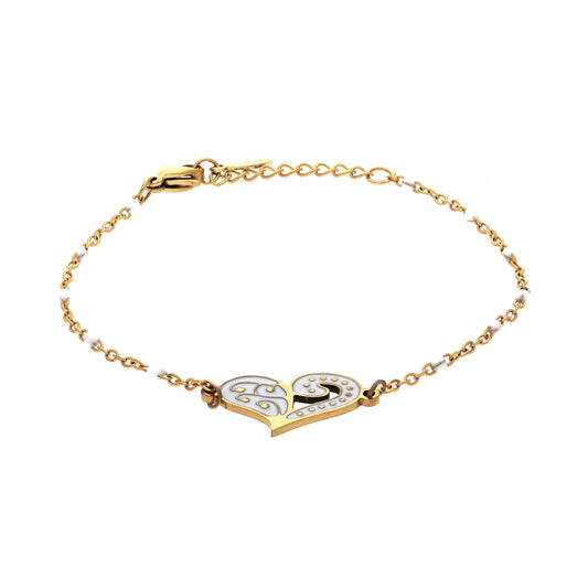 Bracelet Chaîne Louna Blanc