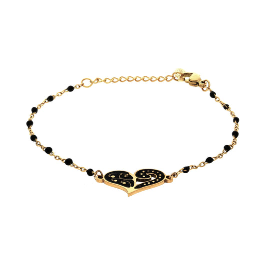 Bracelet Chaîne Louna Noir