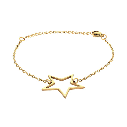 Bracelet Chaîne Star Doré