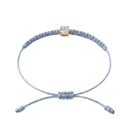 Bracelet Cordon Diamant de Laboratoire - Or 750/1000 (3 mm)