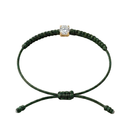 Bracelet Cordon Diamant de Laboratoire - Or 750/1000 (3 mm)