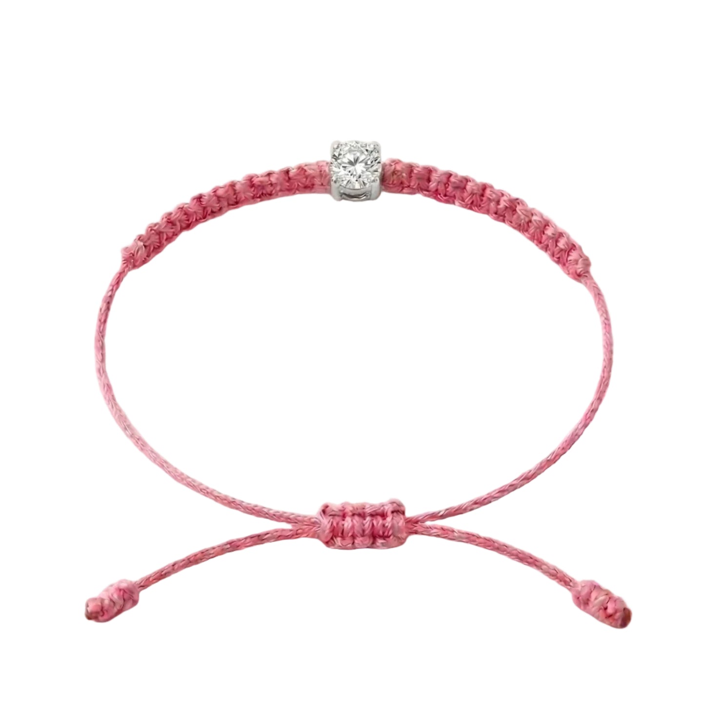 Bracelet Cordon Diamant de Laboratoire - Or 750/1000 (3 mm)