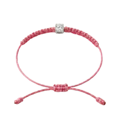 Bracelet Cordon Diamant de Laboratoire - Or 750/1000 (3 mm)