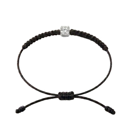 Bracelet Cordon Diamant de Laboratoire - Or 750/1000 (3 mm)