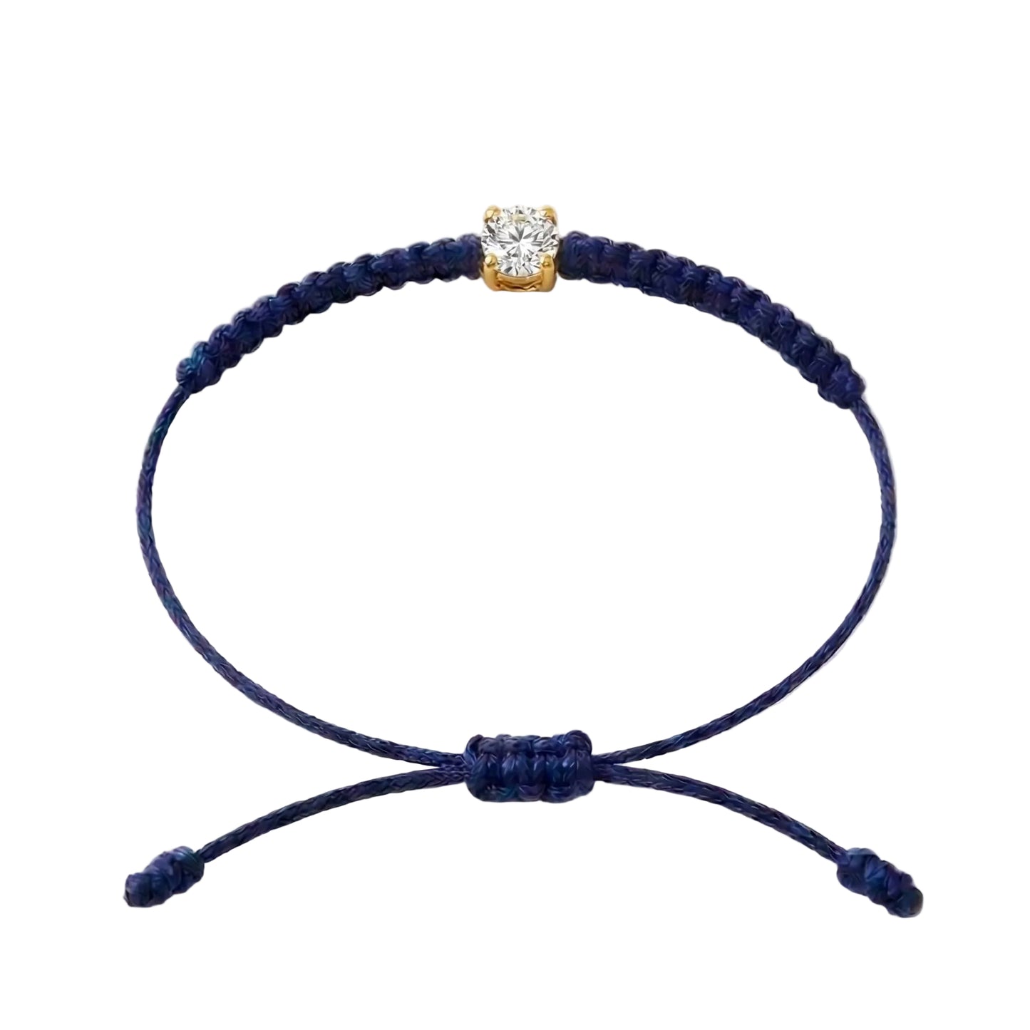 Bracelet Cordon Diamant de Laboratoire - Or 750/1000 (3 mm)
