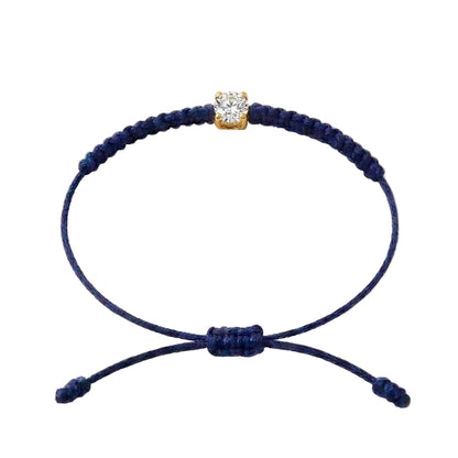 Bracelet Cordon Diamant de Laboratoire - Or 750/1000 (3 mm)