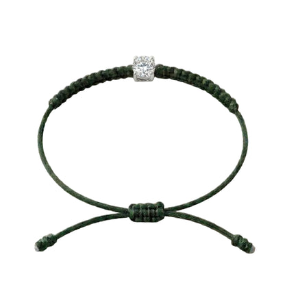 Bracelet Cordon Diamant de Laboratoire - Or 750/1000 (3 mm)