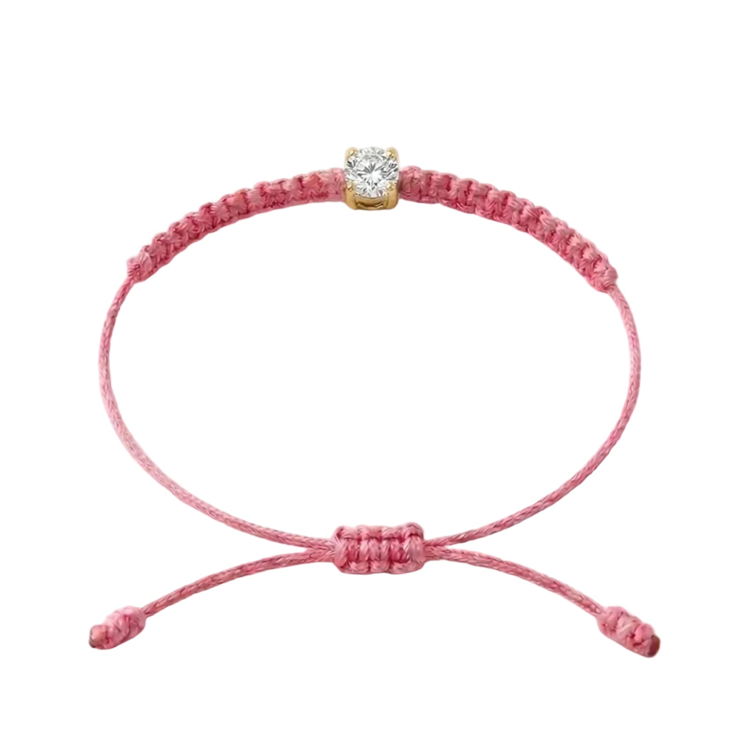 Bracelet Cordon Diamant de Laboratoire - Or 750/1000 (3 mm)