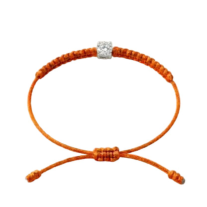 Bracelet Cordon Diamant de Laboratoire - Or 750/1000 (3 mm)