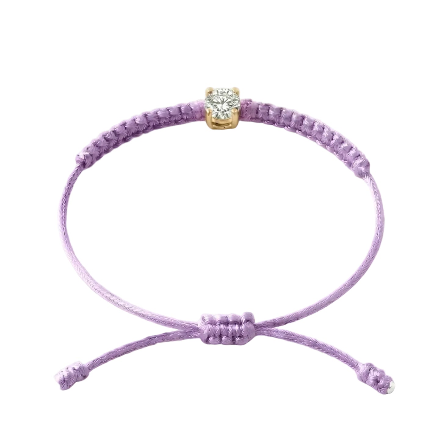 Bracelet Cordon Diamant de Laboratoire - Or 750/1000 (3 mm)