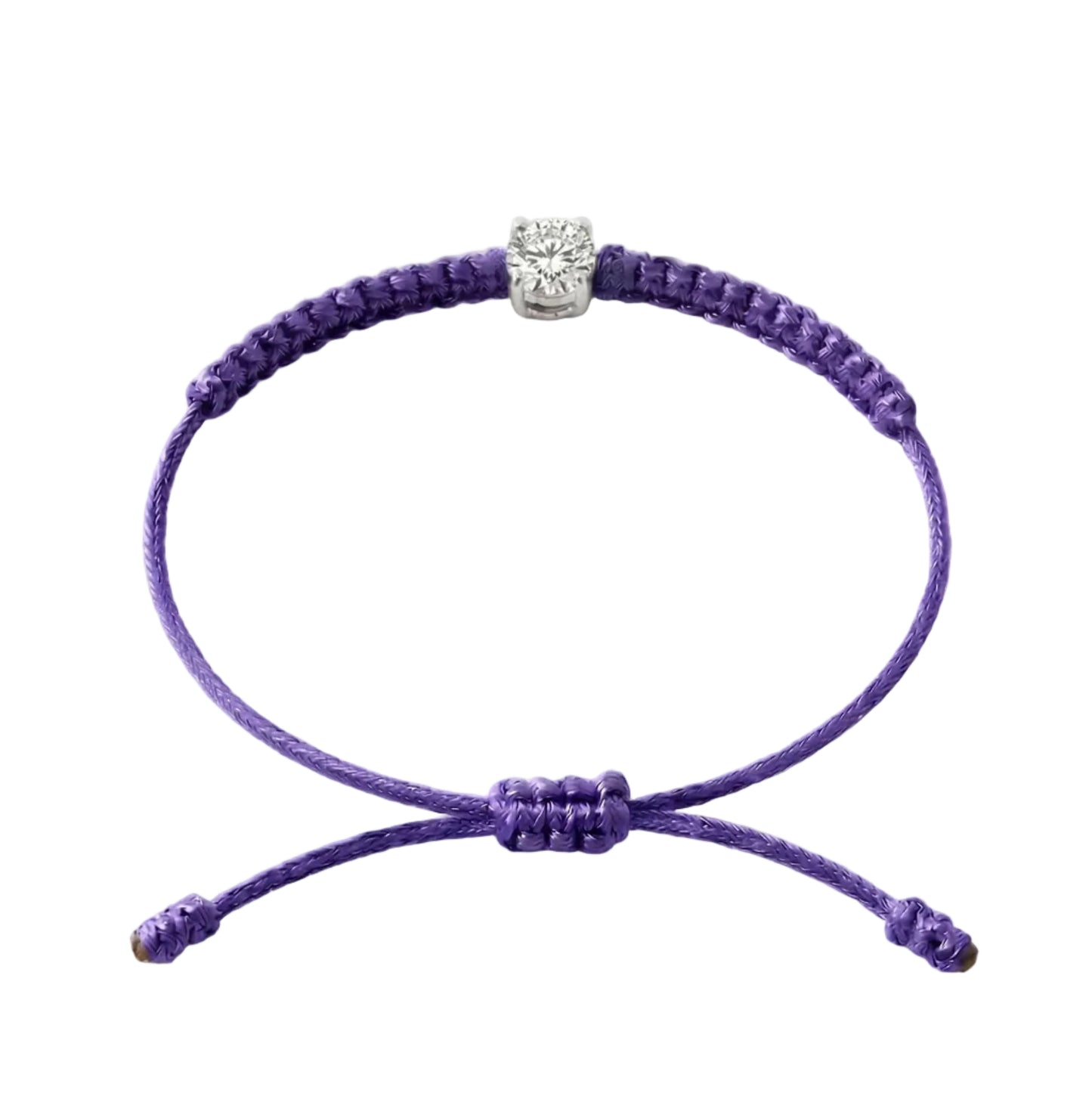 Bracelet Cordon Diamant de Laboratoire - Or 750/1000 (3 mm)