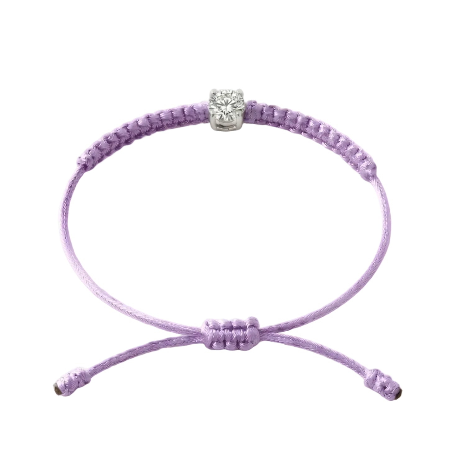 Bracelet Cordon Diamant de Laboratoire - Or 750/1000 (3 mm)