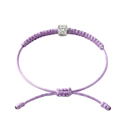 Bracelet Cordon Diamant de Laboratoire - Or 750/1000 (3 mm)