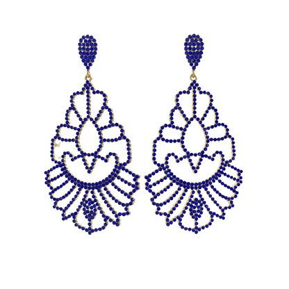 boucles oreilles pendantes arabesque