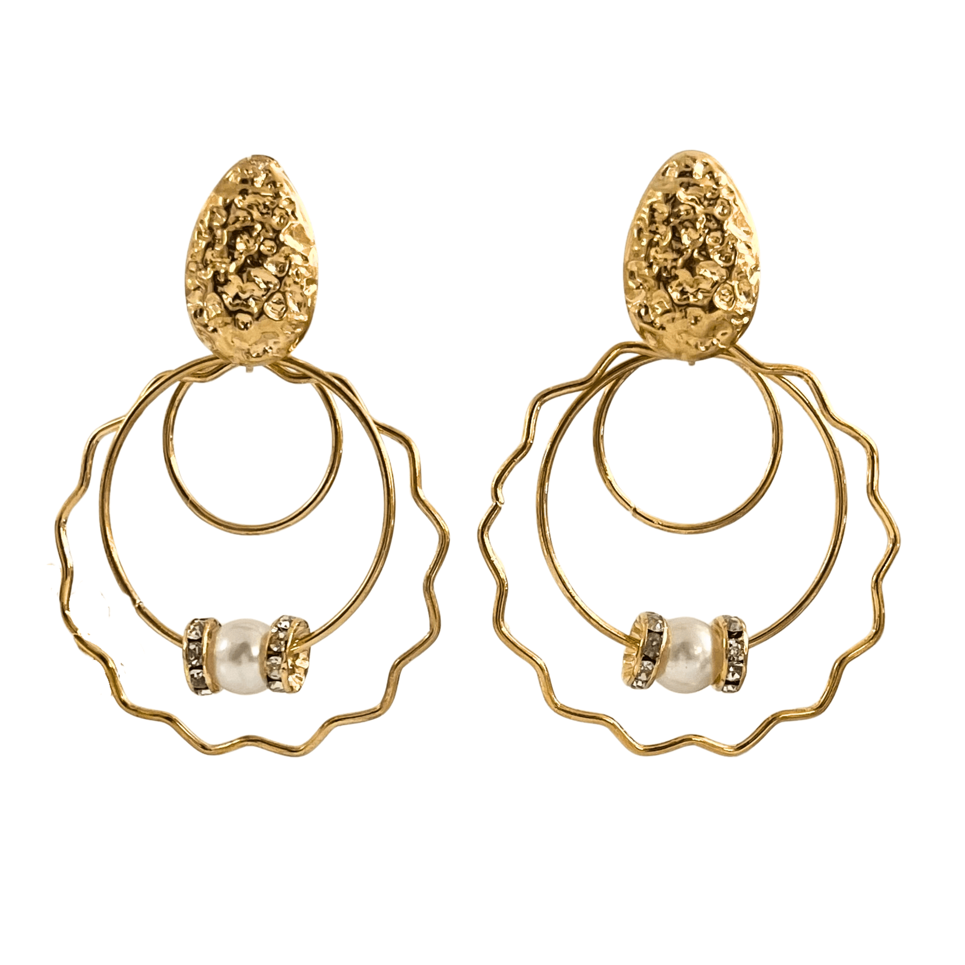 Boucles d'Oreilles Pendantes Aurum