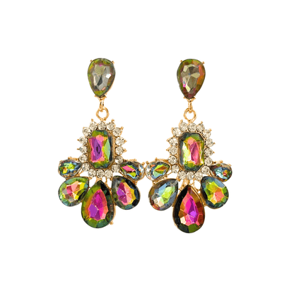 Boucles d'Oreilles Pendantes Caméléon