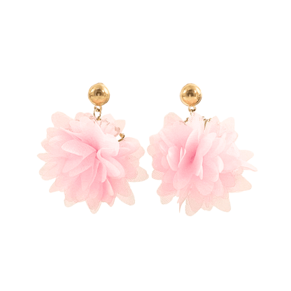 Boucles d'Oreilles Pendantes Hortensia 