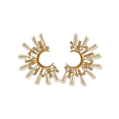 Boucles d'Oreilles Pendantes Luna 