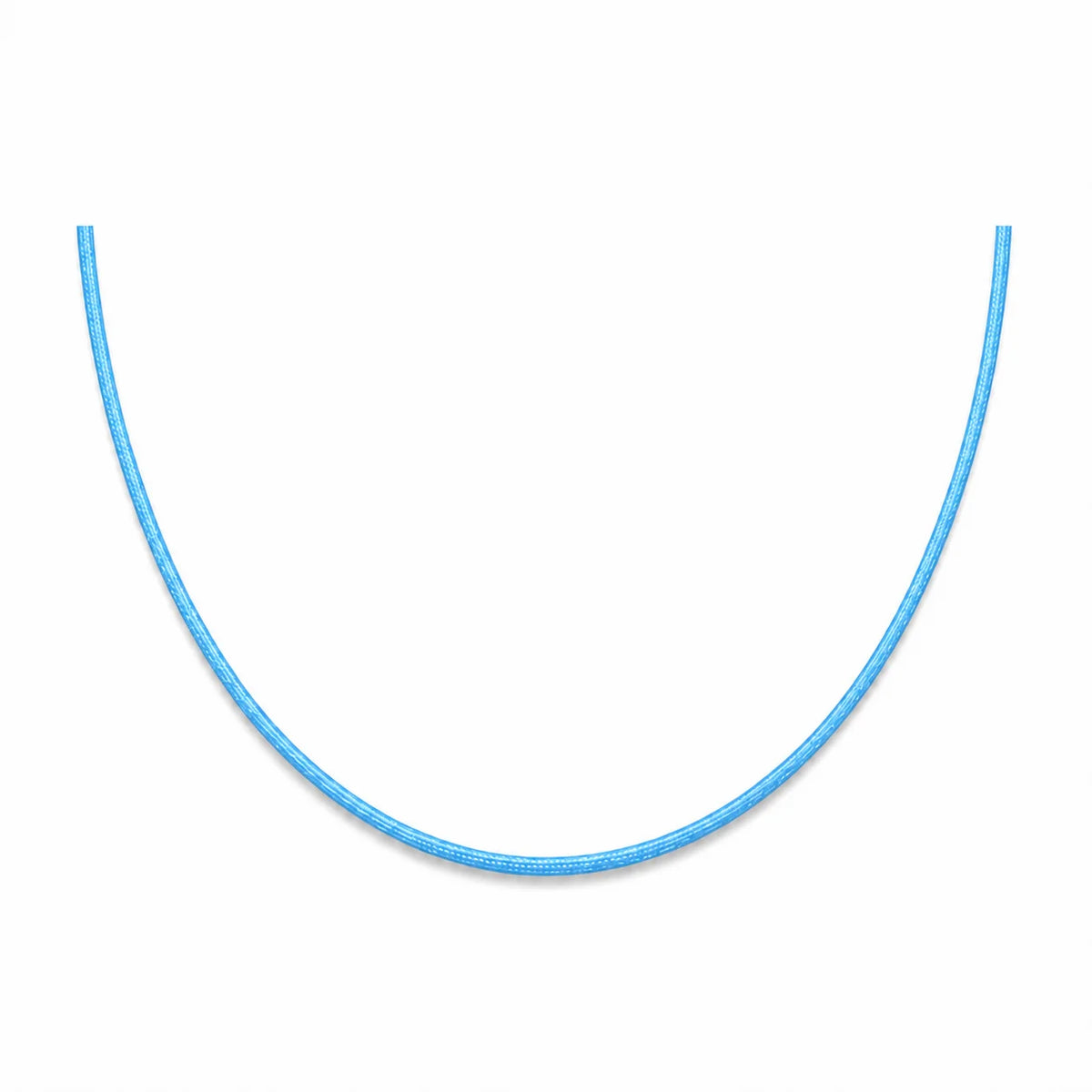Cordon en nylon bleu clair ajustable pour collier 