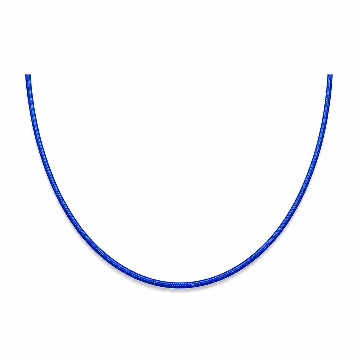 Cordon en nylon bleu ajustable pour pendentif à porter en collier 