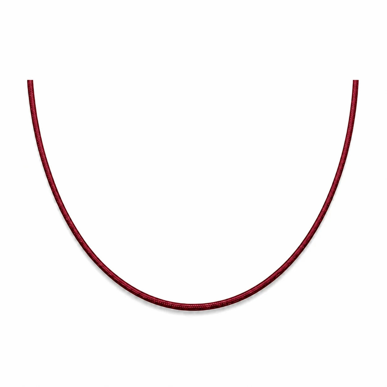 Cordon en nylon bordeaux ajustable pour collier 