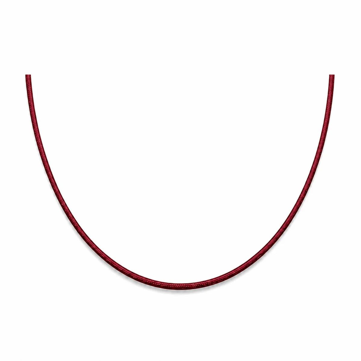 Cordon en nylon bordeaux ajustable pour collier 