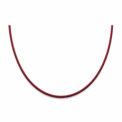 Cordon en nylon bordeaux ajustable pour collier 