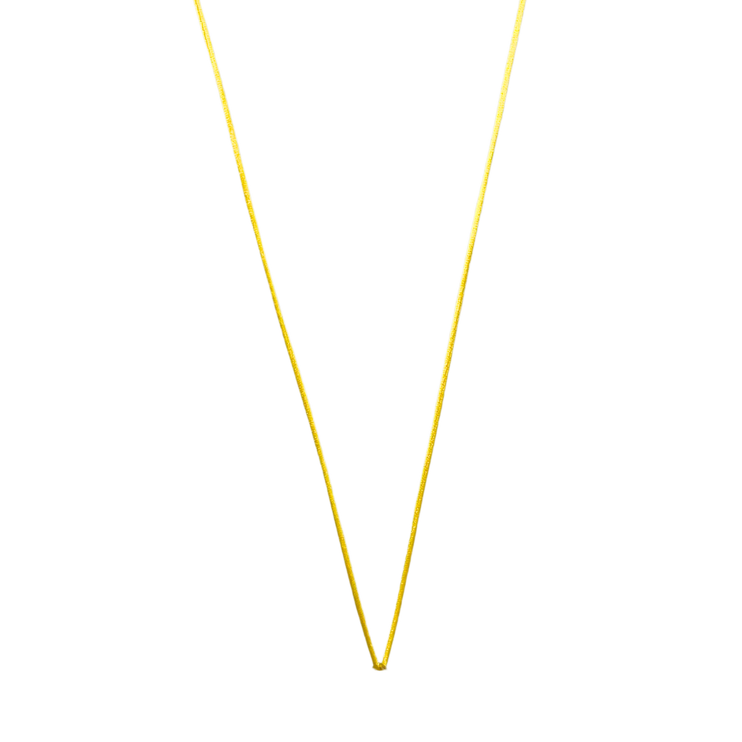 Cordon en nylon jaune ajustable pour collier Les Inséparables