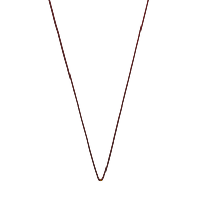 Cordon en nylon marron ajustable pour collier Les Inséparables