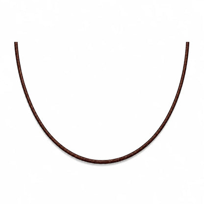 Cordon en nylon marron ajustable pour collier 