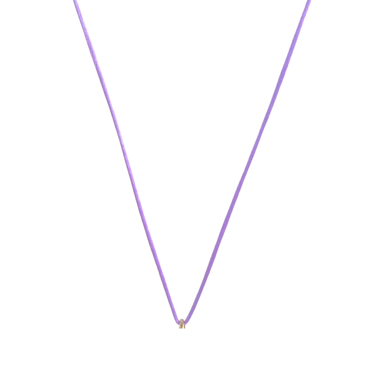Cordon en nylon mauve ajustable pour collier Les Inséparables