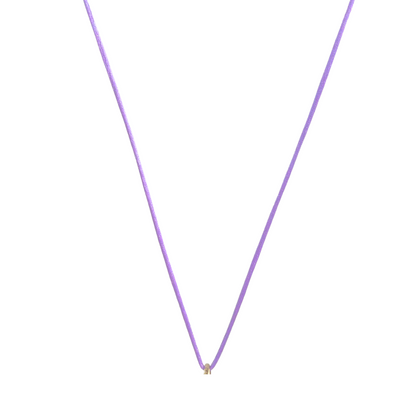 Cordon en nylon mauve ajustable pour collier Les Inséparables