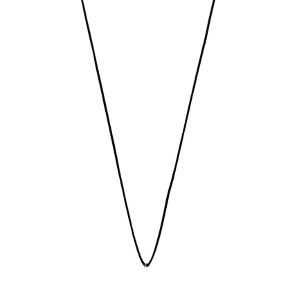 Cordon en nylon noir ajustable avec nœuds coulissants pour collier et bracelet