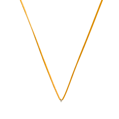 Cordon en nylon orange ajustable pour collier Les Inséparables