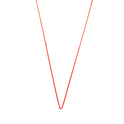 Cordon en nylon rouge vif ajustable pour créer des bijoux personnalisés