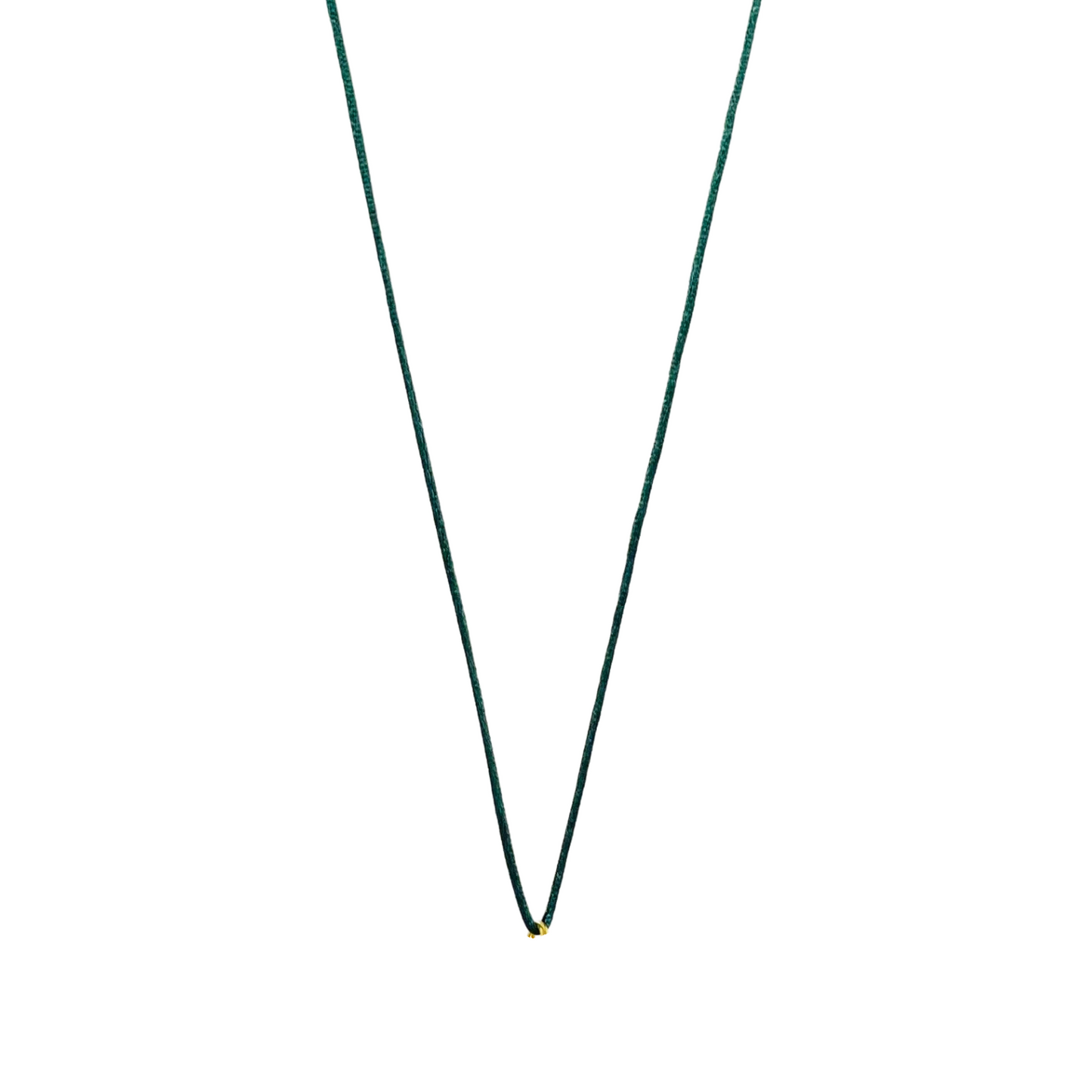 Cordon en nylon vert sapin ajustable pour collier Les Inséparables