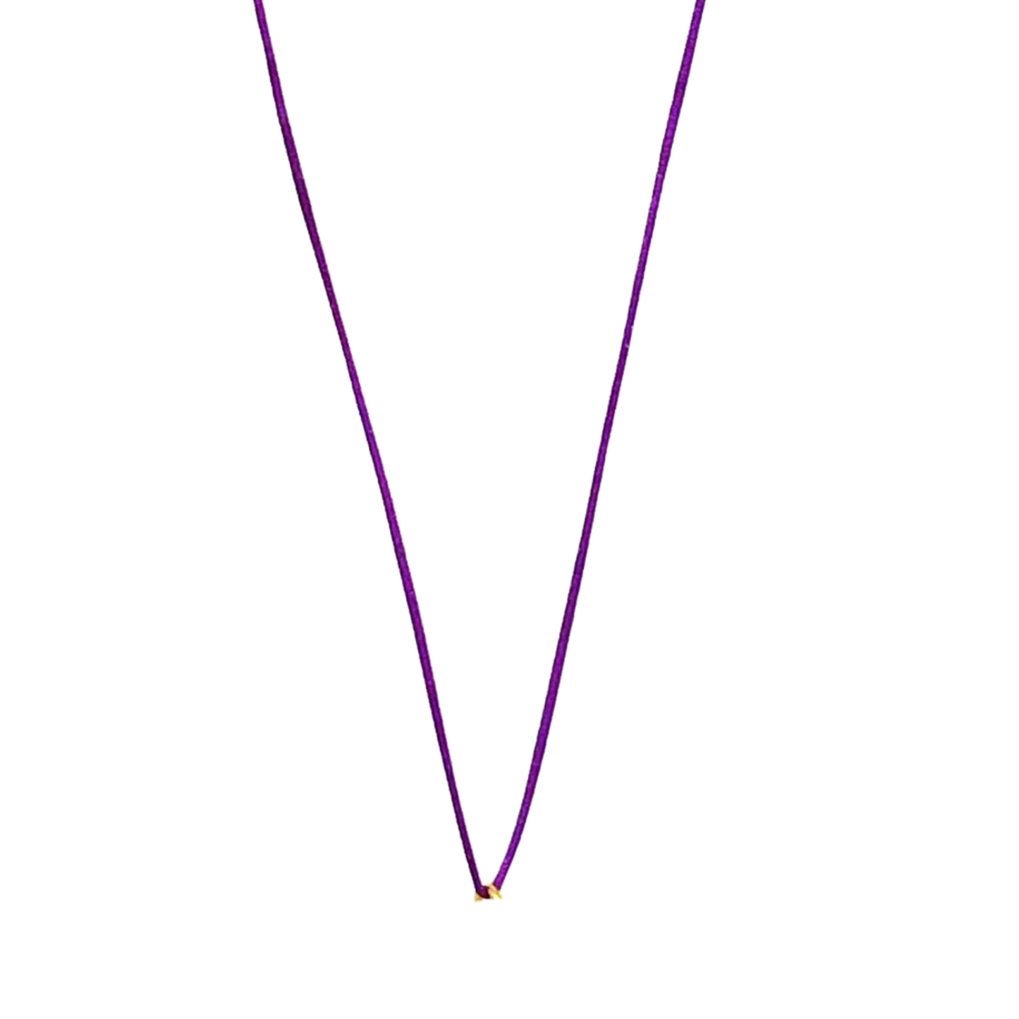 Cordon en nylon violet ajustable pour collier Les Inséparables