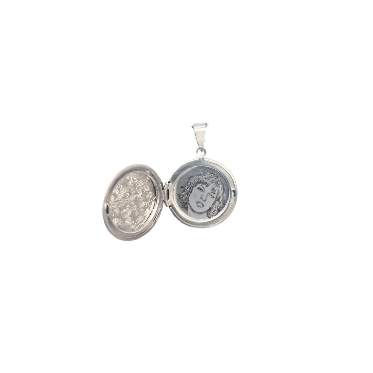 Pendentif Médaillon Élégance - Ouvrable et Personnalisable
