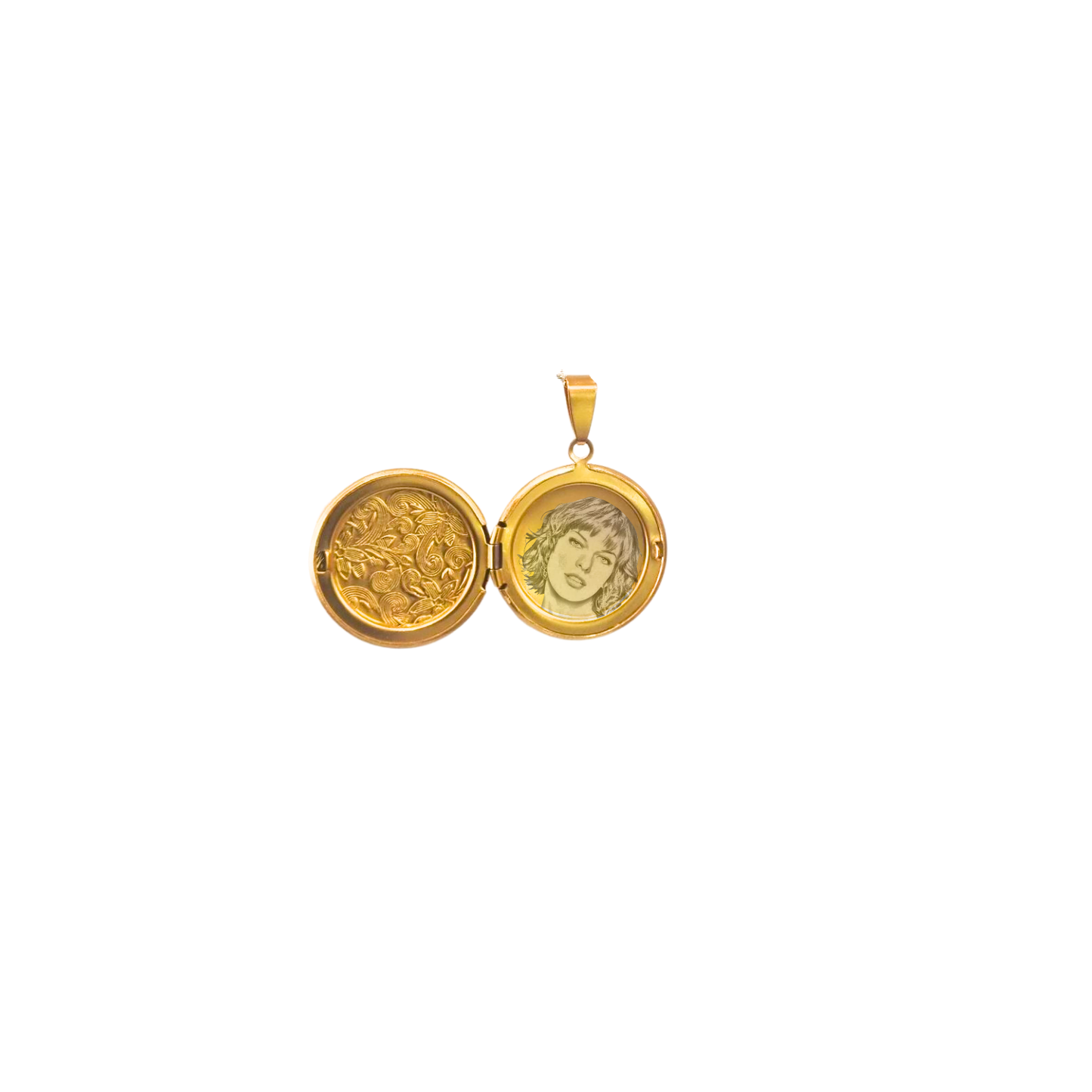Pendentif Médaillon Élégance - Ouvrable et Personnalisable