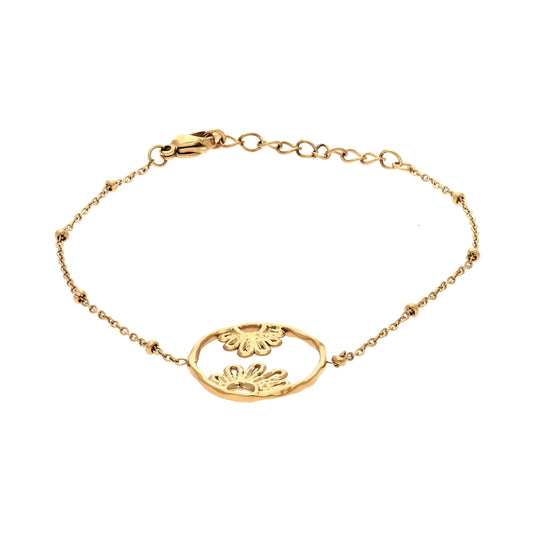 Bracelet Chaîne Flowerlove Doré