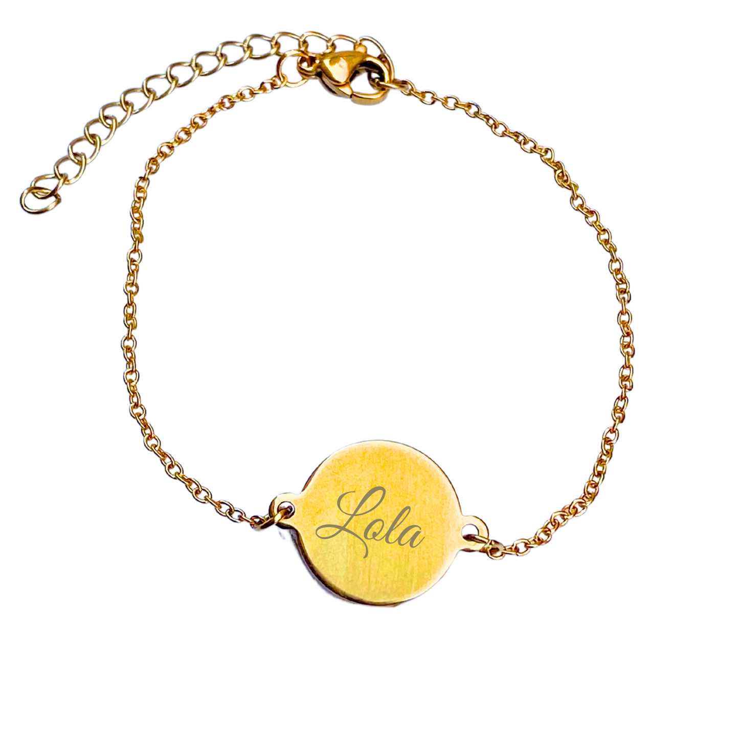 Bracelet Chaine Personnalisé - Médaille