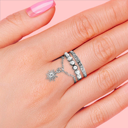 Bague Élan Argenté