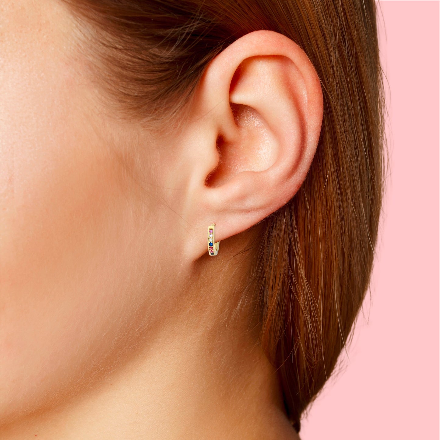 Boucles d'Oreilles Créoles Dana Multicolores