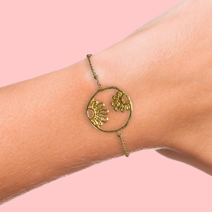 Bracelet Chaîne Flowerlove Doré