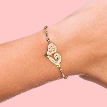 Bracelet Chaîne Louna Rose