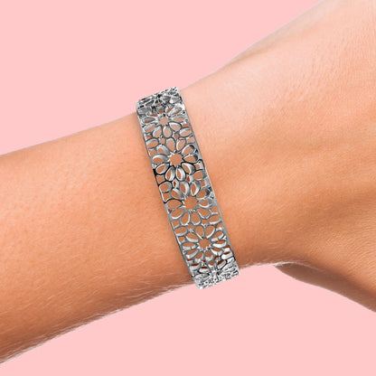 Bracelet Jonc Éléonore Argentée